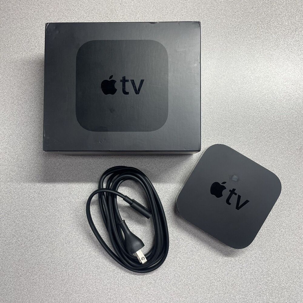 Apple TV 32GB‎ Media Streamer Black (MGY52LL/A) Model A1625 No Remote